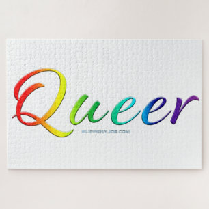 SlipperyJoe's quee Stolzfarben Wort bunt vib