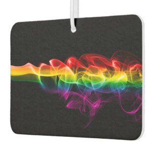 SlipperyJoe's rauchlebendige Regenbogenfarben feie Autolufterfrischer