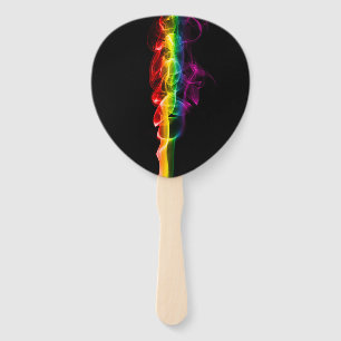 SlipperyJoe's rauchlebendige Regenbogenfarben feie Fächer