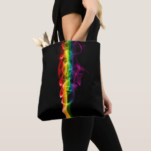 SlipperyJoe's rauchlebendige Regenbogenfarben feie Tasche