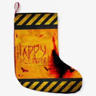 SlipperyJoe's raue Happy Halloween Grafik gezackt Kleiner Weihnachtsstrumpf