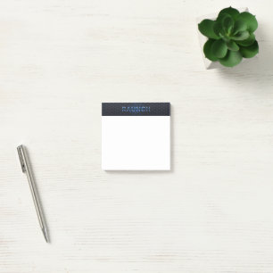 SlipperyJoe's raunch metallischen großen blauen Bu Post-it Klebezettel