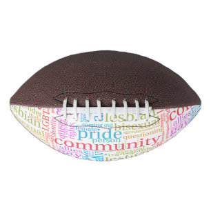 SlipperyJoe's Regenbogen-LGBTQ+-Community-Wortwolk Football