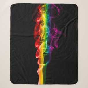 SlipperyJoe's Regenbogen-Rauch-Dampf-Wellen Regenb Sherpadecke
