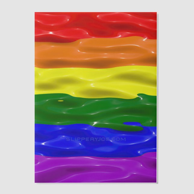 SlipperyJoe's Regenbogenfarben glänzen Flüssigkeit (Vorderseite)