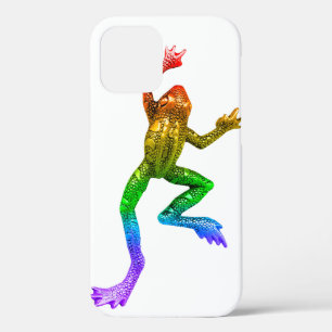 SlipperyJoe's regenbogenfarbener Frosch gerenderte Case-Mate iPhone Hülle