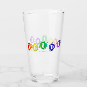 SlipperyJoe's regenbogenfarbenes Stolz-Zeichen dor Glas