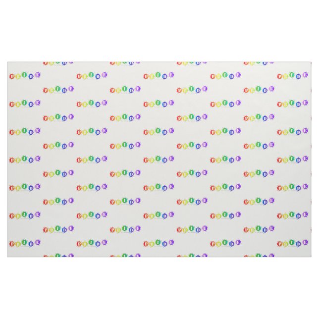SlipperyJoe's regenbogenfarbenes Stolz-Zeichen dor Stoff (Yard (91,4 cm))