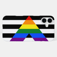 SlipperyJoes Regenbogenflagge für gerade Verbündet