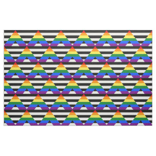 SlipperyJoes Regenbogenflagge für gerade Verbündet Stoff