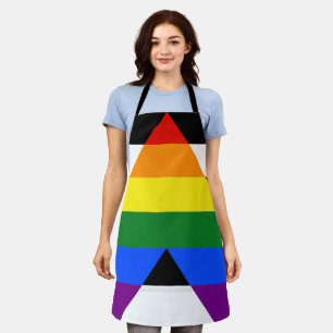 SlipperyJoes Regenbogenflagge für heterosexuelle V Schürze