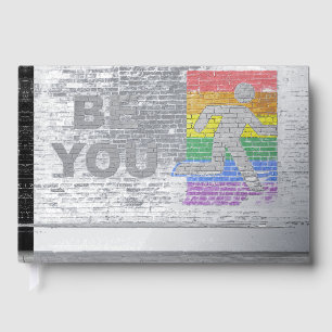 SlipperyJoes Regenbogenstolz-Farben-Panel Stadtbil Gästebuch