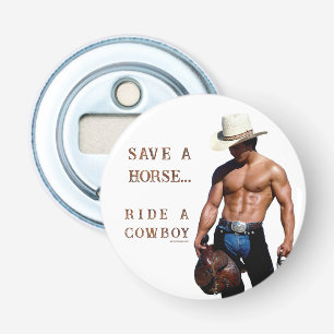 SlipperyJoe's rette Pferd reite Strohhut Cowboyhut Flaschenöffner
