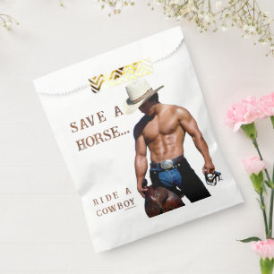 SlipperyJoe's rette Pferd reite Strohhut Cowboyhut Geschenktütchen