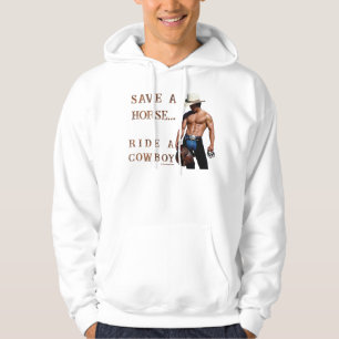 SlipperyJoe's rette Pferd reite Strohhut Cowboyhut Hoodie