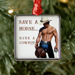 SlipperyJoe's rette Pferd reite Strohhut Cowboyhut Ornament Aus Metall