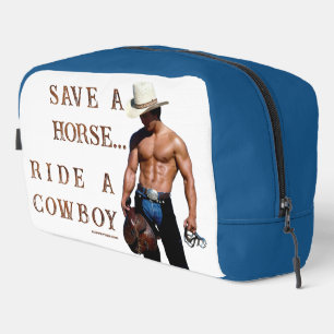 SlipperyJoe's rette Pferd reite Strohhut Cowboyhut Waschbeutel