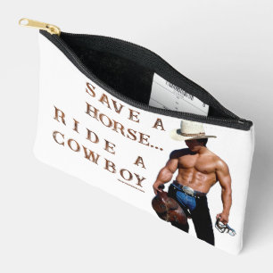 SlipperyJoe's rette Pferd reite Strohhut Cowboyhut Zubehörtasche