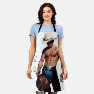 SlipperyJoe's rette Pferd Reitstroh Cowboyhut Musi Schürze