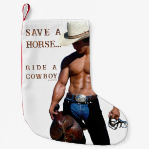 SlipperyJoe's Rettet ein Pferd reiten Ein Cowboy,  Kleiner Weihnachtsstrumpf