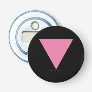 SlipperyJoe's rosa Dreiecksflagge hellrosa Symbol Flaschenöffner