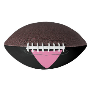 SlipperyJoe's rosa Dreiecksflagge hellrosa Symbol Football