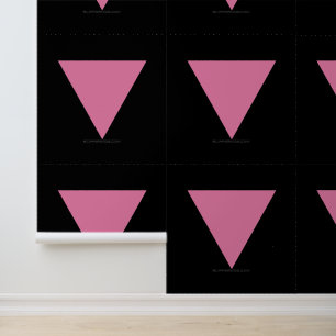 SlipperyJoe's rosa Dreiecksflagge hellrosa Symbol Tapete