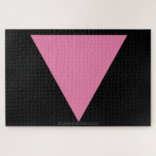 SlipperyJoe's rosa Triangle-Symbol in rosa