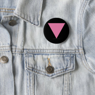 SlipperyJoe's rosa Triangle-Symbol in rosa Button