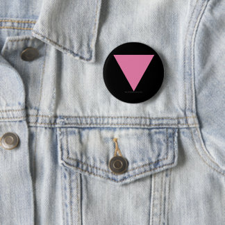 SlipperyJoe's rosa Triangle-Symbol in rosa Button