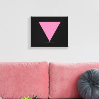 SlipperyJoe's rosa Triangle-Symbol in rosa