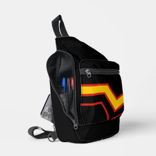 SlipperyJoe's Rubber Pride Flag Gay Geschenke LGBT Crossbody Bag