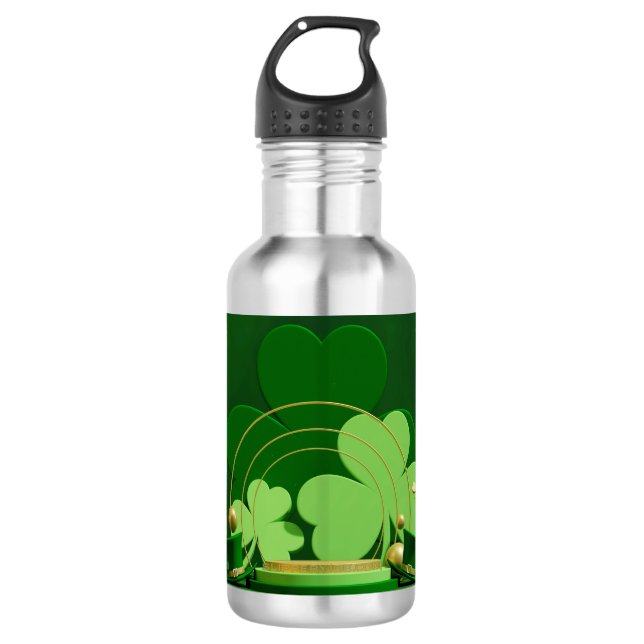 SlipperyJoe's Saint Patrick's Day Edelstahlflasche (Vorderseite)
