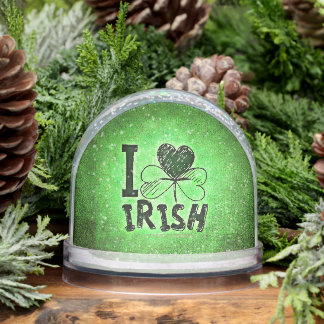 SlipperyJoe's Saint Patrick's Day holiday Irish pr Schneekugeln