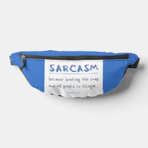 SlipperyJoe's Sarkasmus poliertes Metall Illusion Bauchtasche