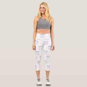 SlipperyJoe's Sarkasmus poliertes Metall-Illusion Capri Leggings