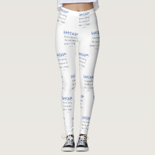SlipperyJoe's Sarkasmus poliertes Metall-Illusion Leggings
