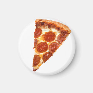 SlipperyJoe's Scheibenpizza Pepperoni-Käse-Leckere Magnet