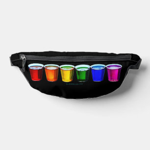 SlipperyJoe's Schnapsgläser sechs Tassen horizonta Bauchtasche
