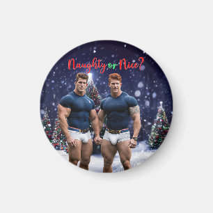 SlipperyJoe's schneebedeckte Weihnachtsbaum Magnet