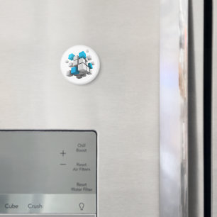 SlipperyJoe's schwebender Cluster aus Würfeln Größ Magnet