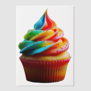 SlipperyJoe's schwindelerregender Regenbogen-Cupca