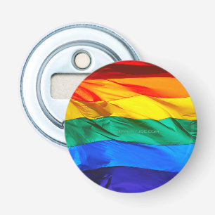 SlipperyJoe's schwule Regenbogenflagge weht rot or Flaschenöffner