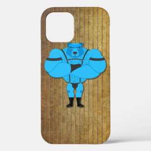 SlipperyJoe's schwuler Muskel Bär Cartoon, während Case-Mate iPhone Hülle