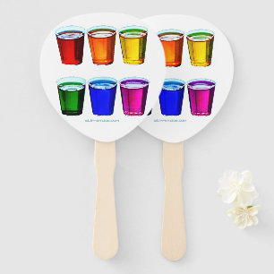 SlipperyJoe's Shot Brille flüssige Stolz Farben ce Fächer