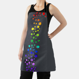 SlipperyJoe's Skriptwort Liebe Regenbogenverlauf Schürze