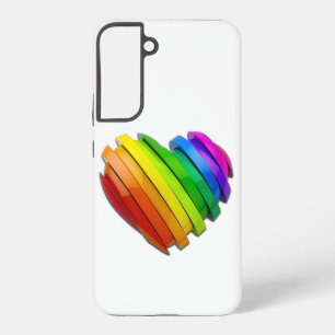 SlipperyJoe's skulpturales dreidimensionales Herz  Samsung Galaxy Hülle