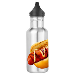 SlipperyJoe's Sommer-BBQ-Vibe-Hotdog in weichem Br Edelstahlflasche