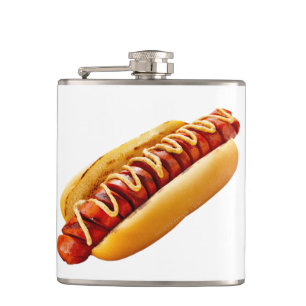 SlipperyJoe's Sommer-BBQ-Vibe-Hotdog in weichem Br Flachmann