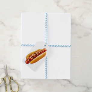 SlipperyJoe's Sommer-BBQ-Vibe-Hotdog in weichem Br Geschenkanhänger